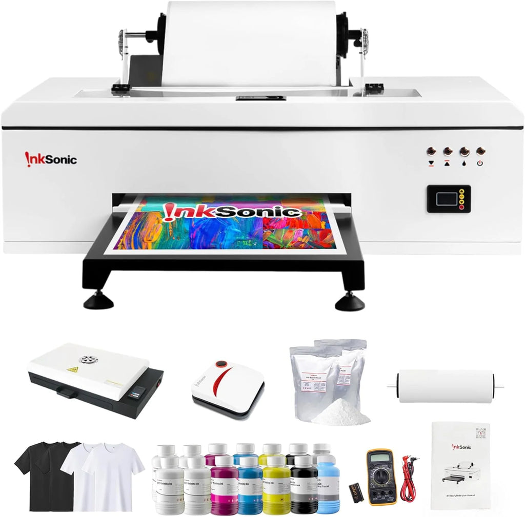InkSonic R1390 A3 DTF Printer with Oven, T-Shirt Printing Bundle