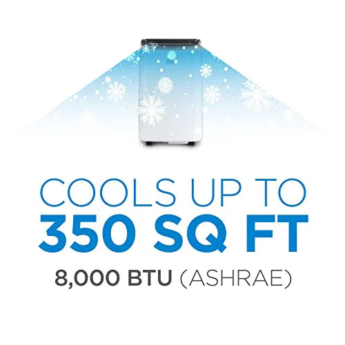 BLACK+DECKER 8,000 BTU Portable Air Conditioner up to 350 Sq.ft with Remote Control