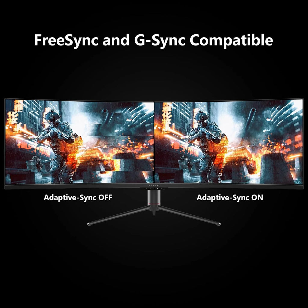 INNOCN 49" Curved Gaming Monitor, 144Hz, HDR400, USB-C, 49C1G