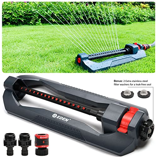 Eden Lawn & Garden Essential Oscillating Sprinkler | Water Sprinkler for Yard