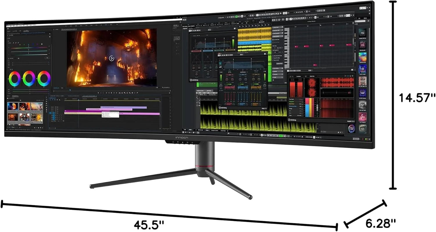 INNOCN 49" Curved Gaming Monitor, 144Hz, HDR400, USB-C, 49C1G