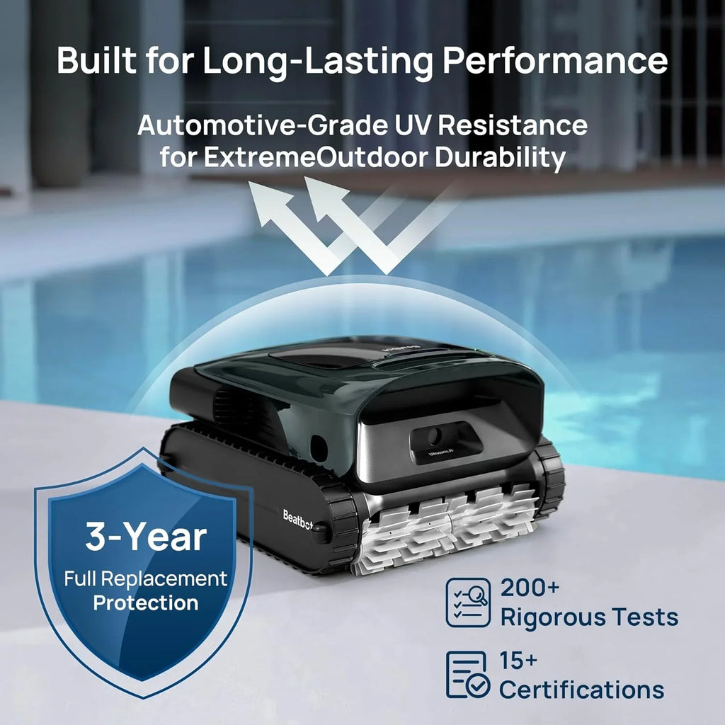 Beatbot AquaSense 2 Pro Cordless Pool Vacuum Robot, Unmatched 5-in-1 Cleaning, Surface Parking, Skims Water Surface with APP Control, Water Clarification, for Pools up to 3,875 Sq.ft 锟斤拷 Emerald Green