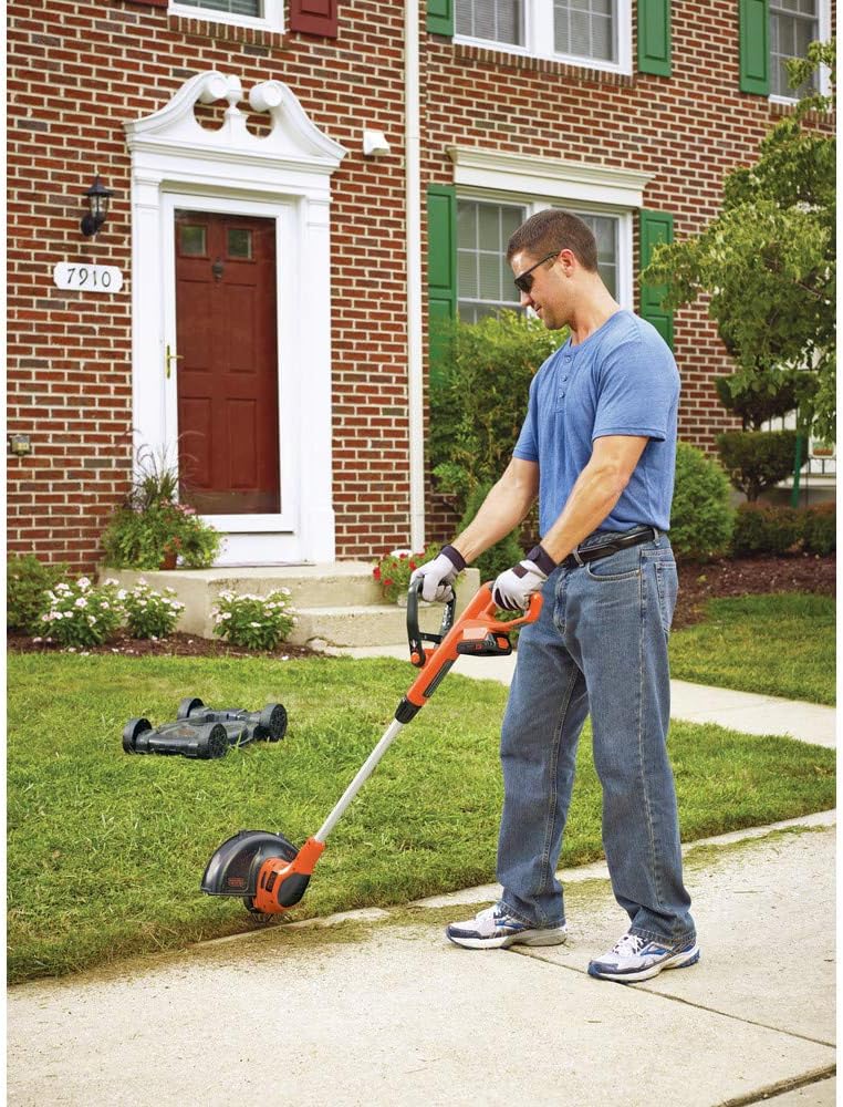 BLACK+DECKER Combination String Trimmer, Lawn Mower, and Edger, Cordless 3-in-1