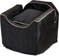 Dog Car Seat: Lookout I Dog Booster Car Seat for Dogs Small 5-15 lbs, Size: Small, Fabric: Black Diamond, Pet Car Seat to Alleviate Car Sickness for Dogs, Removable Machine Washable Cover