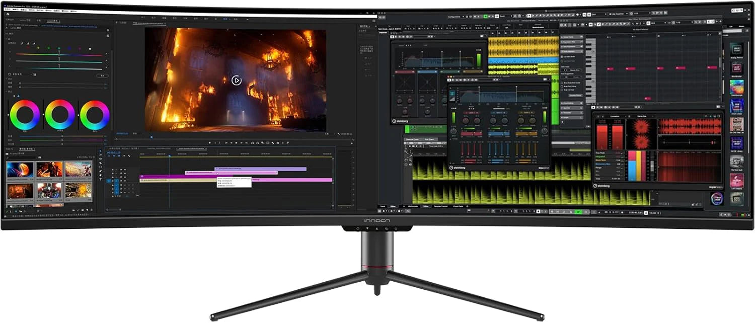 INNOCN 49" Curved Gaming Monitor, 144Hz, HDR400, USB-C, 49C1G