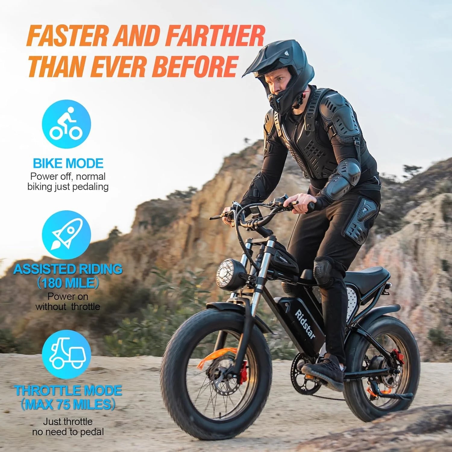 Electric Bike for Adults, 1000/2000W, 25-37Mph