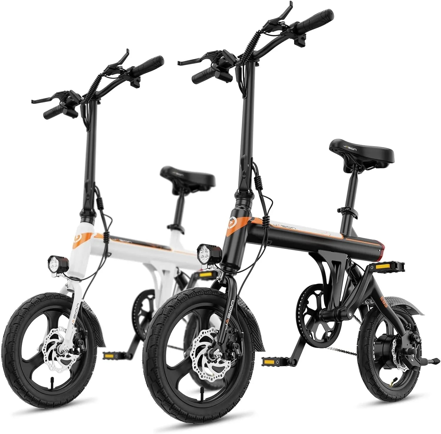 EB3 Electric Bike Adults 21mph, 500W Peak Motor, 270Wh Battery, Rear Suspension, 3 Levels Assist, 14" Folding Ebike for Adults and Teens, Complies to UL2849
