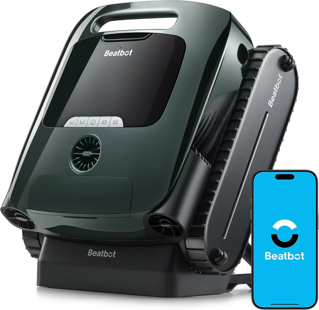 Beatbot AquaSense 2 Pro Cordless Pool Vacuum Robot, Unmatched 5-in-1 Cleaning, Surface Parking, Skims Water Surface with APP Control, Water Clarification, for Pools up to 3,875 Sq.ft 锟斤拷 Emerald Green