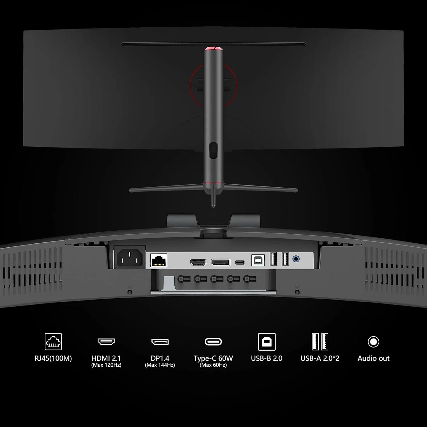 INNOCN 49" Curved Gaming Monitor, 144Hz, HDR400, USB-C, 49C1G